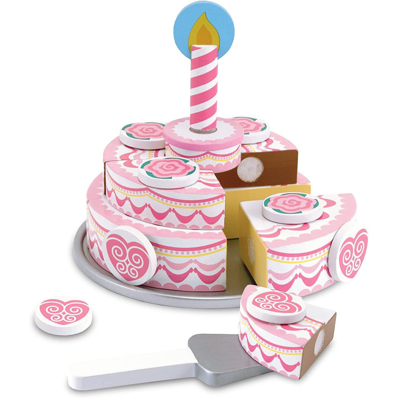 Triple-Layer Party Cake Play Food Set