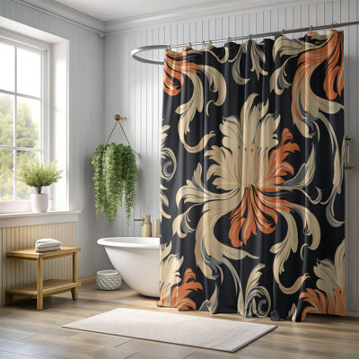 Damask Prestige - Premium Shower Curtain