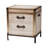 Jiahao Baxton Studio Jacey Vintage Silver Metal 2-Drawer End Table