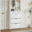 Spacious Shoe Cabinet with Multiple Compartments, Doors, Drawers, and Hanger for Ideal Modern Home Storage Solutions-962450939