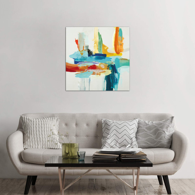 Synergy Ii by Danhui Nai - Painting Print, Wrapped Canvas, 45.72 cm H x 45.72 cm W x 1.91 cm D