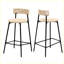 Ensemble de 2 tabourets de comptoir Modern