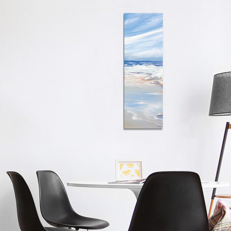 Beach Panel I by Kingsley - No Frame Panoramic Gallery-Wrapped Canvas Giclée on Canvas, 30.48 cm H x 91.44 cm W x 3.175 cm D