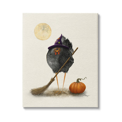 " Halloween Black Bird Witch "