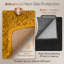 PLUSH Fluffy Shag Area Rug | Rich Ochre Yellow Faux Fur | Bohemian, Cozy & High-Pile-1470808504