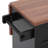 47.2" Wide Kitchen Island With Drop Leaf And Freestanding Rack-826906553