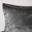 Édredon simple / simple TG en velours gris - Design luxueux avec coussin décoratif et taie décorative inclus-120469657-120469655
