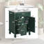  Ensemble de meuble-lavabo simple 24 po avec plateau en céramique, armoire française encastrable avec tiroirs à fermeture en douceur-120240429