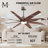Ariella - Eight Blade Ceiling Fan - Integrated LED-2128242503-2128242493