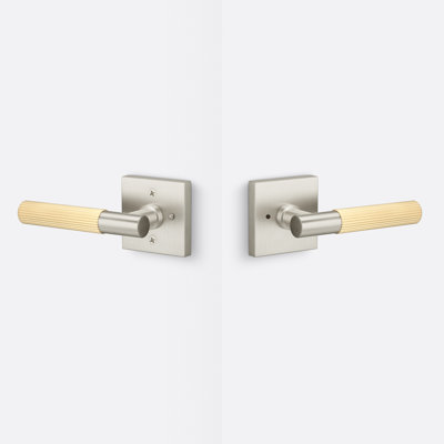 Aspra Square Privacy Rosett, Straight Knurled Grip