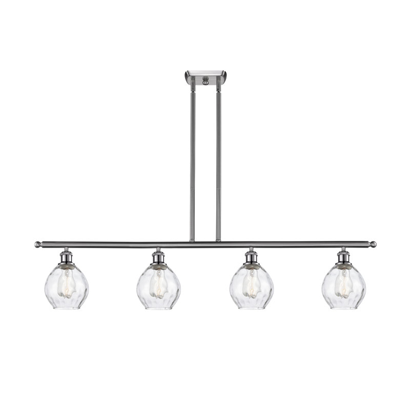 Jaron 4 - Light Kitchen Island Pendant, No Bulb Included, Brushed Satin Nickel