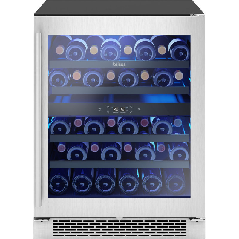 Brisas ADA 24 in. 38-Bottle Dual Zone Wine Cooler