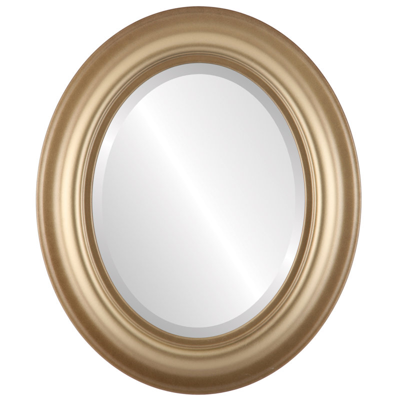 Woking Oval Mirror, 17" x 21", Desert Gold