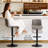 Bar Stools Set, Counter Height Bar Stools with Back, Adjustable Bar Stools 24" to 32", Faux Leather Bar Stools for Kitchen Island-1002076746-982387490