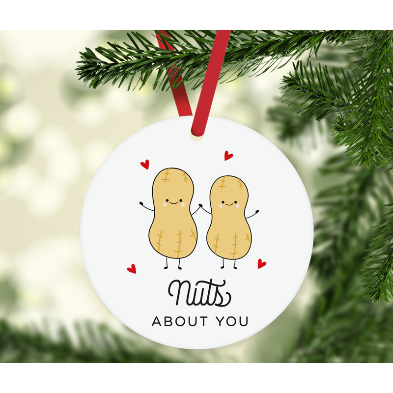 Ornement de boules de Noël Funny Food pun