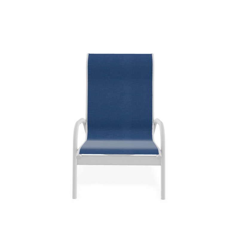 Gardenella Patio Chair, Cobalt, White