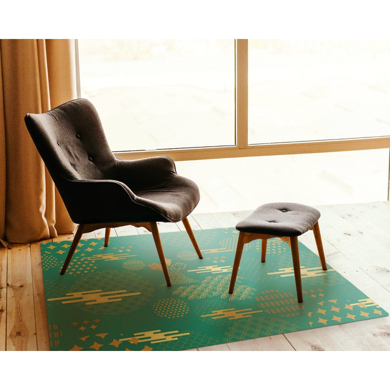 Nashawn Hard Floor Rectangular Chair Mat, 70 x 100cm