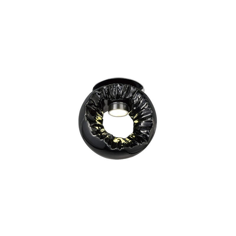 Salvio LED Flush Mount, Black