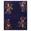 Tapis multicolore touffeté à la main à motif floral chinois de style Art déco-1600354360
