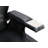 Necaise 24" W Reclining Barber Chair, Swivel Solon Chair, Faux Leather-136680400