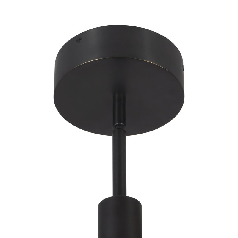 Anders 24-in Black dimmable LED Chandelier, Oil Rubbed Bronze