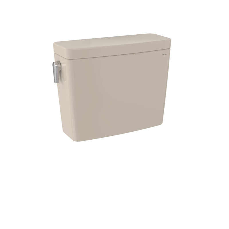 Réservoir de toilette allongé deux pièces à double chasse 1,28 et 0,8 GPF TOTO® Drake® avec compatibilité WASHLET® + chasse d'eau automatique, os