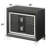 Mcwhirter 2-Drawer Rectangular Nightstand in Metallic Gray