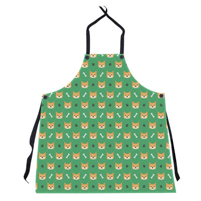 Tablier à motif shiba shiba