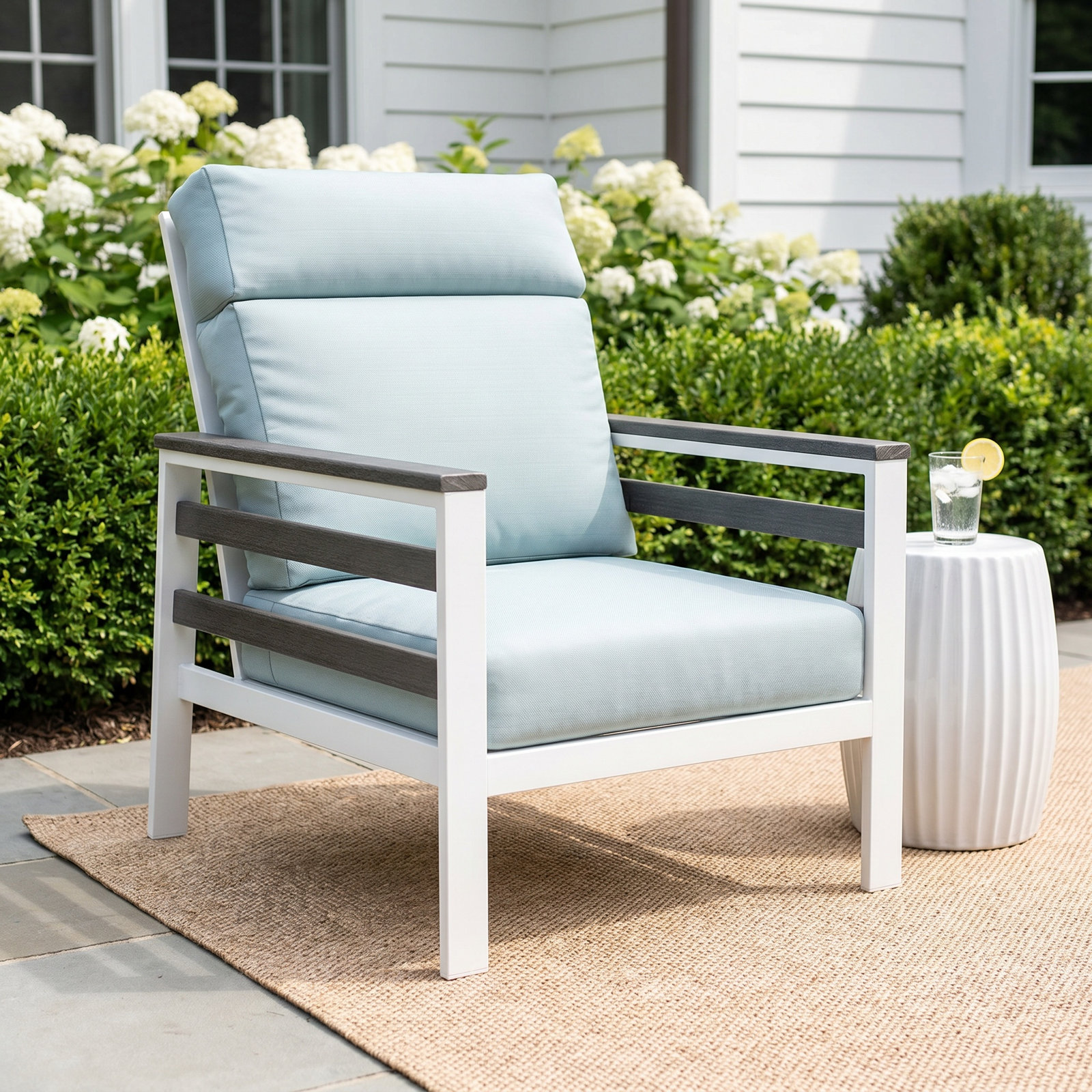 Townsend Sunbrella® Patio Lounge Chair, Bliss Dew