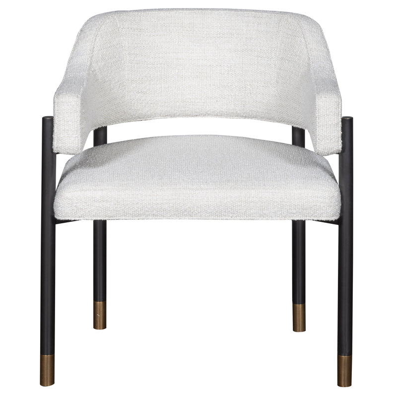 Vanguard Upholstered Dining Chair, Navada Granite, Hampton