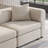 Sadettin Modern Oversized Sofa Velvet U-Shaped Sectional Sofa-124594636