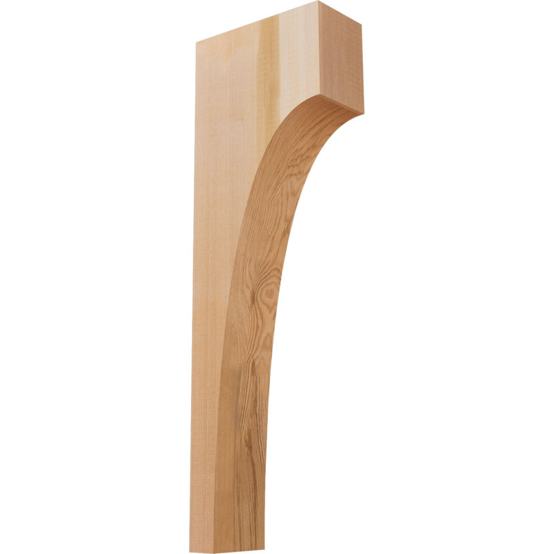 Huntington Corbel, H 24 po x l 3,5 po x P 8 po, Lisse, Cèdre rouge