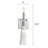 Marquette Tassel Wall Sconce - Polished Nickel - 5"W x 5"D x 14.5"H-122120027