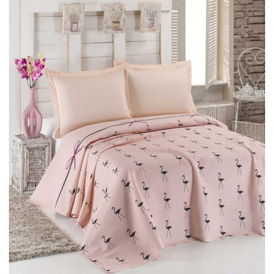 Esquibel Cotton No Pattern Bedspread
