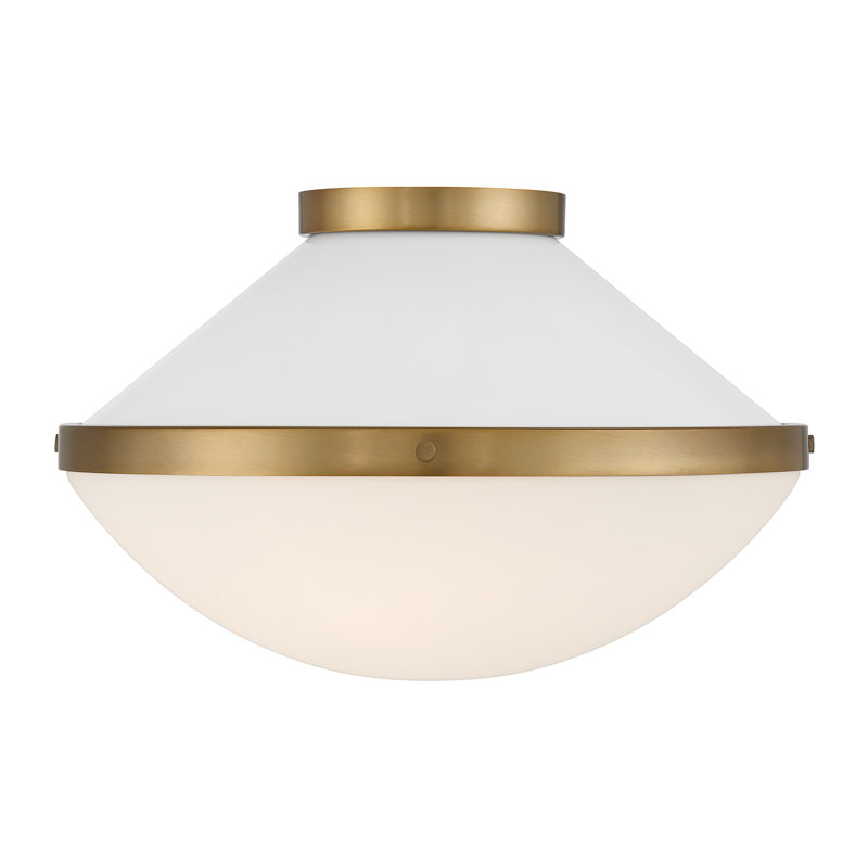 Plafonnier encastré 2 lumières Boldberg, Blanc