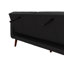 Canapé / futon convertible en simili cuir 78,5 po Gaige-528179225