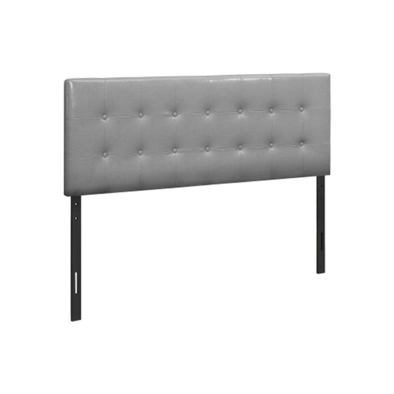 Bed, Headboard Only, Bedroom, Upholstered, Linen Look, Transitional, Brown, Queen