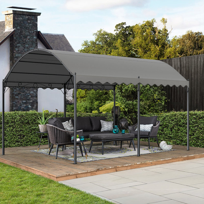 Rumill Metal Pergola, 260cm H x 400cm W x 300cm D