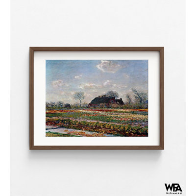 «Tulip Field Sassenheim» par Vincent Van Gogh, art mural floral, reproduction de peinture à l'huile de tulipe, reproduction de tulipe Van Gogh, impression de fleur de Van Gogh