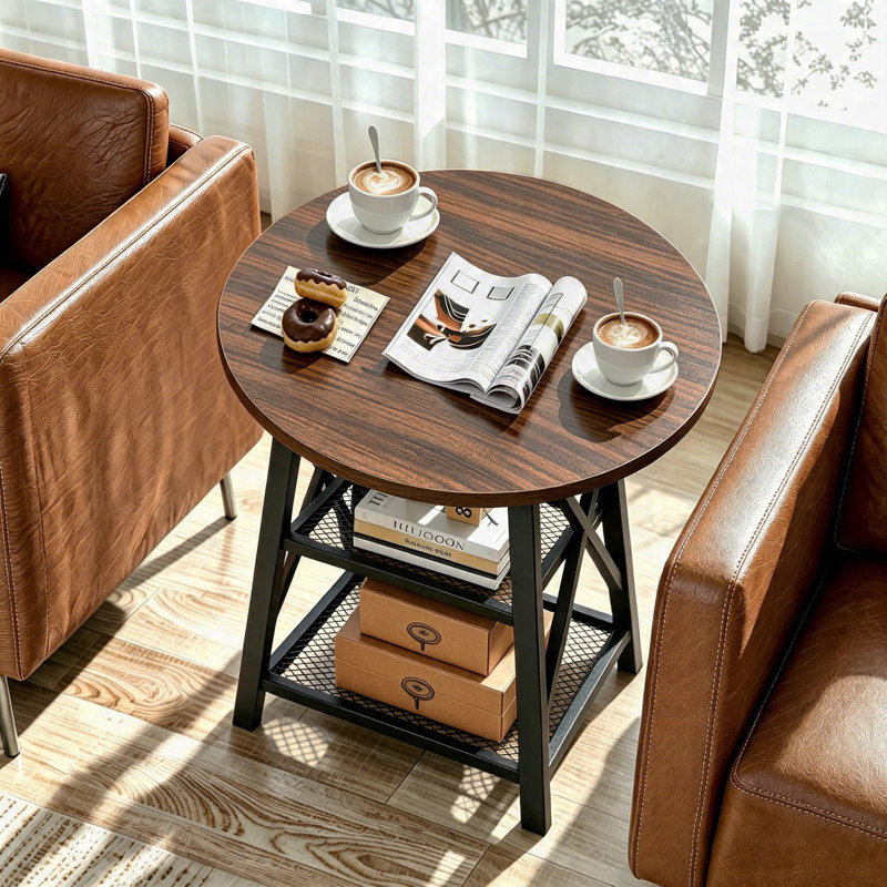 Table d'appoint d'intérieur - Table d'appoint compacte pour salon, meuble gain de place, tables d'appoint