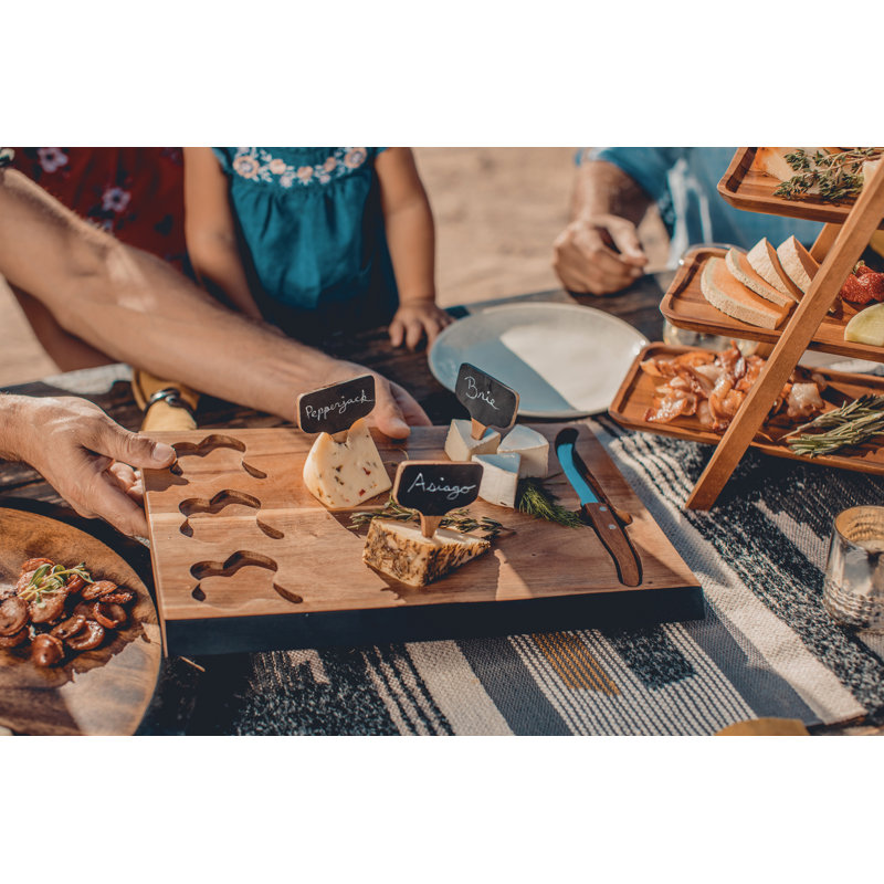 Ensemble de planches de charcuterie en acacia Delio