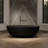 Freestanding Soaking Solid Surface Bathtub-124809486