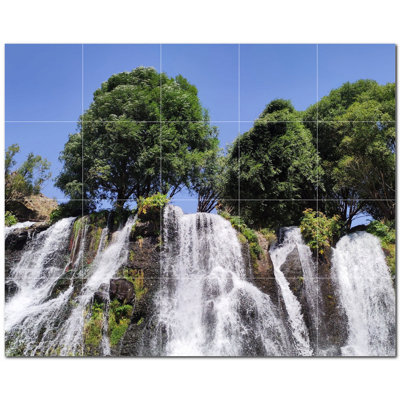 12'' x 12'' Satin Ceramic Decorative Mural