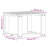  3 Piece Patio Lounge Set Solid Wood Douglas