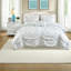 Striped and Floral Comforter Set