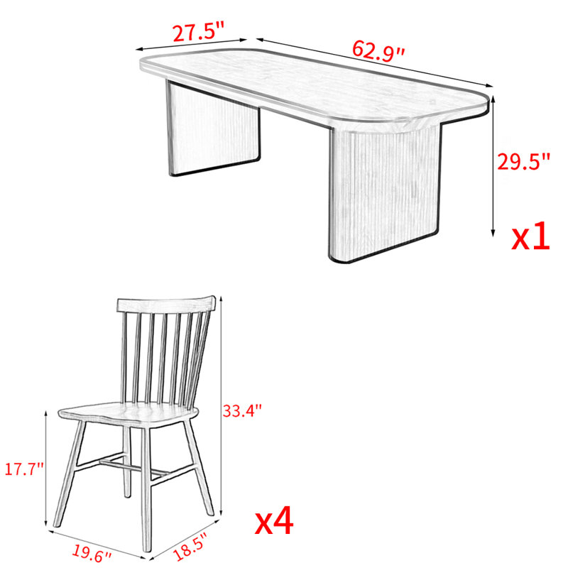 Table de salle à manger Trelan