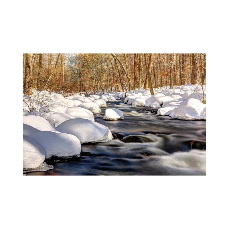 Marshmallow Flow by David Gardiner - Wrapped Canvas Gallery-Wrapped Canvas Giclée, 8"H x 12"W