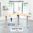 VIVO Electric Corner Desk, L-Shaped Workstation-102434974-102434975