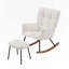 Ensemble de fauteuil à bascule avec repose-pieds Lorrane-629060636