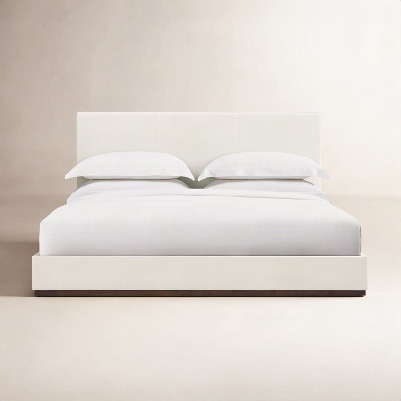 Madrid/WRC Leather Bed, White